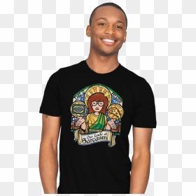 Our Lady Of Sarcasm - Amazing Boy Wonder T Shirt, HD Png Download - cartoon shirt png