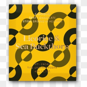 Licorice & Sea Buckthorn 53% - Goodio Chokolade, HD Png Download - licorice png