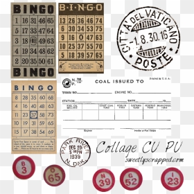 Transparent Vintage Postage Stamp Png - Vintage Bingo Card Free Printable, Png Download - vintage stamp png