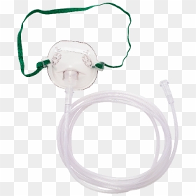 Paediatric Oxygen Mask With 210cm Tubing - Oxygen Tubing Mask Transparent Background, HD Png Download - oxygen mask png