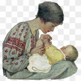 Jessie Willcox Smith Playing, HD Png Download - mother and child png