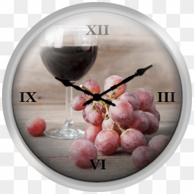 Grapes And A Glass Of Wine - Grape, HD Png Download - wine grapes png