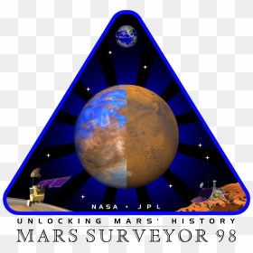 File - M98patch - Nasa Mars Mission Logo, HD Png Download - mars planet png