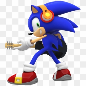 Passion And Pride - Sonic The Hedgehog Playing Guitar, HD Png Download - cartoon guitar png