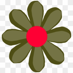Brown Flower Clip Art - Flower Clip Art, HD Png Download - plumeria flower png