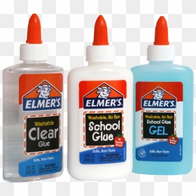 Pour It Out Onto Some Wax Paper Or A Teflon Craft Sheet - Elmer's School Glue 4 Fl Oz, HD Png Download - elmer's glue png