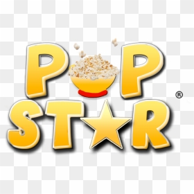 Popstar Popcorn Logo - Illustration, HD Png Download - popcorn vector png