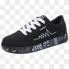 Casual Shoes Black Spring Casual Women, HD Png Download - graffiti crown png