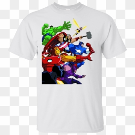 Avengers Earth's Mightiest Heroes, HD Png Download - cartoon shirt png