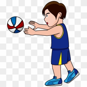 People Clipart Basketball - Passing Clipart, HD Png Download - basketball clip art png