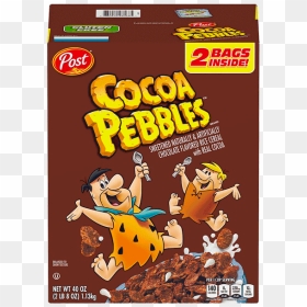 Post Cocoa Pebbles Chocolate Flavored Rice Cereal With - Cocoa Pebbles, HD Png Download - fruity pebbles png