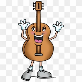 Cartoon, HD Png Download - cartoon guitar png