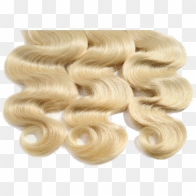 Blonde Curls Png Transparent, Png Download - hair bundles png