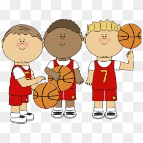 Transparent Friendship Clipart - Kid Basketball Clip Art, HD Png Download - basketball clip art png