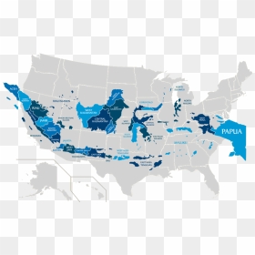 Indonesia Vs Usa Map, HD Png Download - peta indonesia png