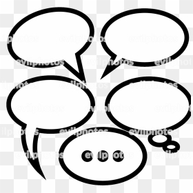 Speech Bubble Drawing Vector And Stock Photo - Speech Balloon, HD Png Download - speech bubble .png