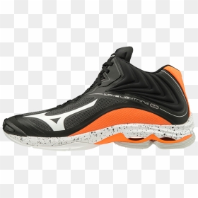 Mizuno Wave Lightning Z6 Mid, HD Png Download - orange lightning png