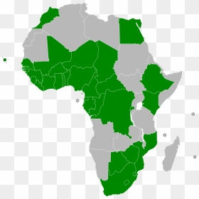 Single African Air Transport Market, HD Png Download - map of africa png