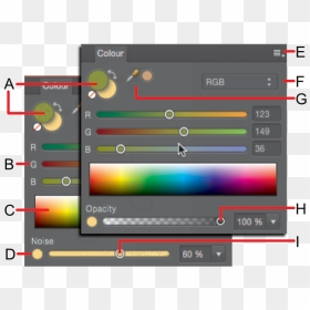 Color Panel - Colour Sliders, HD Png Download - paint swatch png
