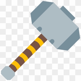 Thor Hammer Png - Thor Hammer Icon Png, Transparent Png - hammer vector png