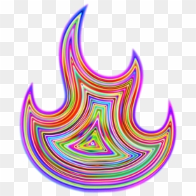 Prismatic Fire Enhanced - Portable Network Graphics, HD Png Download - purple flames png