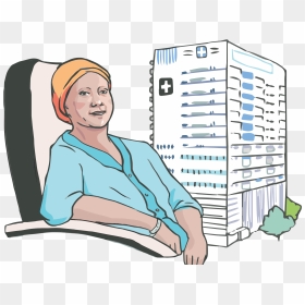 Download Cancer Patient - Person With Cancer Cartoon, HD Png Download - peta indonesia png