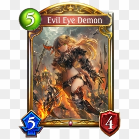 Unevolved Evil Eye Demon - Shadowverse Aldos Imperial Dragoon Art, HD Png Download - demon eye png