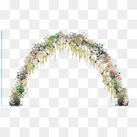 Flower Arch Png, Transparent Png - wedding arch png