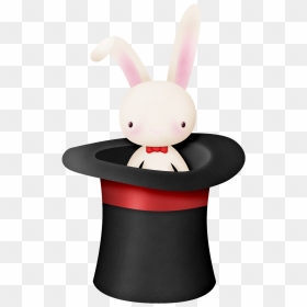 Flergs Circusmagic Hat Png - Magician Hat With Rabbit, Transparent Png - smurf hat png