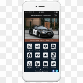 Police Car, HD Png Download - police light png
