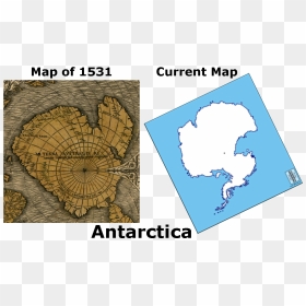 Old Map South Pole, HD Png Download - debree png