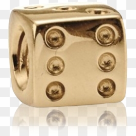 Bead, HD Png Download - gold dice png