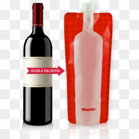 Bottle Of Wine A Day, HD Png Download - broken bottle png