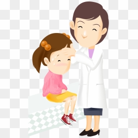 Transparent Day Care Clipart - Nurse With Child Cartoon, HD Png Download - mother and child png