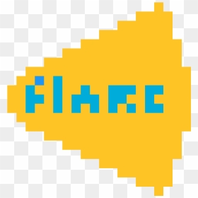 Chara Black And White Pixel , Png Download - Brick, Transparent Png - yellow flare png