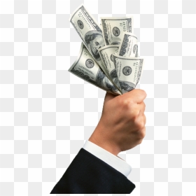Hand Holding Money Png, Transparent Png - hand with money png