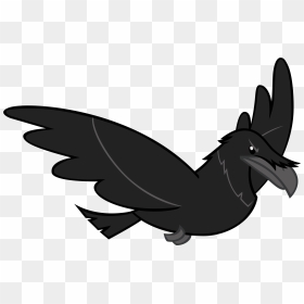Andoanimalia, Bird, Flying, Ghastly Gorge, Raven , - Cartoon Flying Chicken Png, Transparent Png - raven flying png
