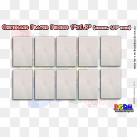 10 Chipboard Player Pieces, Make Your Own Game Pieces - Tile, HD Png Download - game pieces png