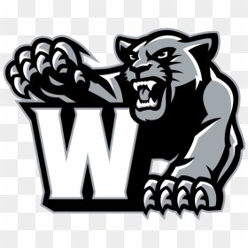 Transparent Panthers Clipart - Western Panthers Logo, HD Png Download - western frame png