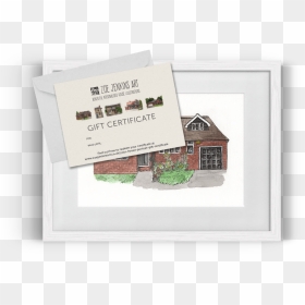 Gift Certificate Small Framed - Gift Card, HD Png Download - gift certificate png