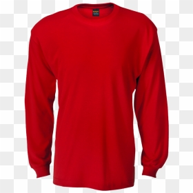 Long Sleeve Red Shirt Png, Transparent Png - long sleeve shirt png