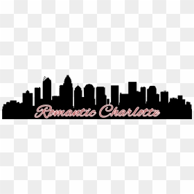 Charlotte Skyline Silhouette Png, Transparent Png - charlotte skyline silhouette png