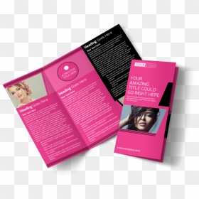 The Beauty Parlour Brochure Template Preview - Tri Fold School Brochure, HD Png Download - brochures png