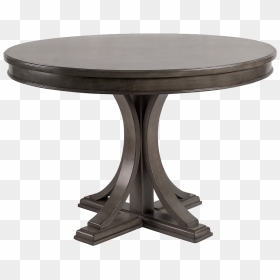 Transparent Kitchen Table Png - Grey Round Dining Table, Png Download - kitchen table png
