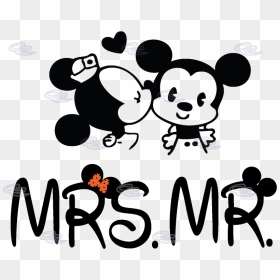 Groom Clipart Mickey Mouse - Mr & Mrs Funny, HD Png Download - mr and mrs png