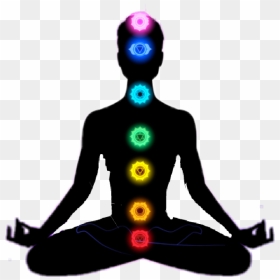 Transparent Chakras Png - Meditation Silhouette, Png Download - chakras png