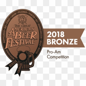 Pro-am Competition Bronze 2018 - Great American Beer Festival, HD Png Download - debree png