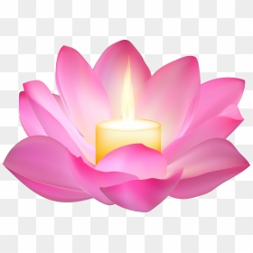 Lotus Candle Png , Png Download - Lotus Candle Drawing, Transparent Png - candle.png