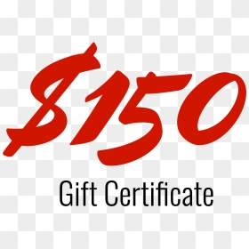 $150 Gift Certificate - Calligraphy, HD Png Download - gift certificate png