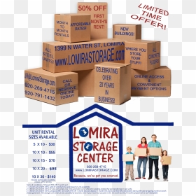 50% Off First Month"s Rent Lomira Storage Center - Packaging And Labeling, HD Png Download - 50 off png